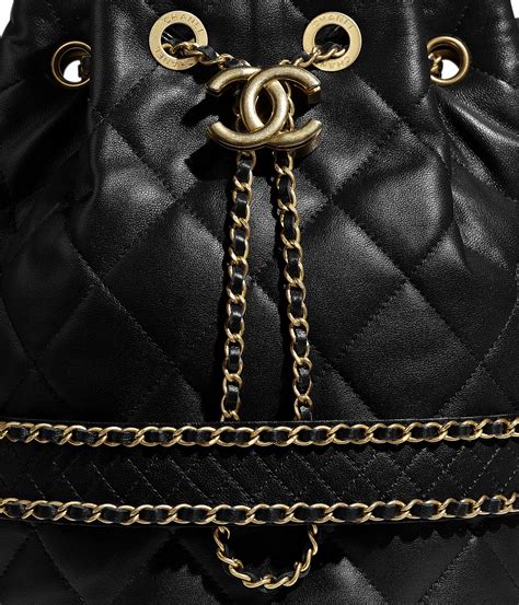 chanel large drawstring bag|More.